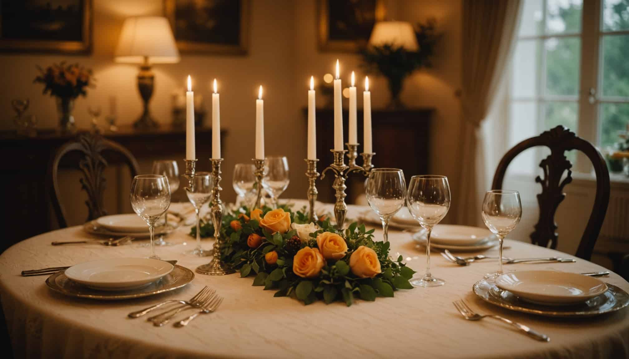 Couple heureux célébrant leur union devant des proches  
Échange de vœux dans un cadre romantique et festif