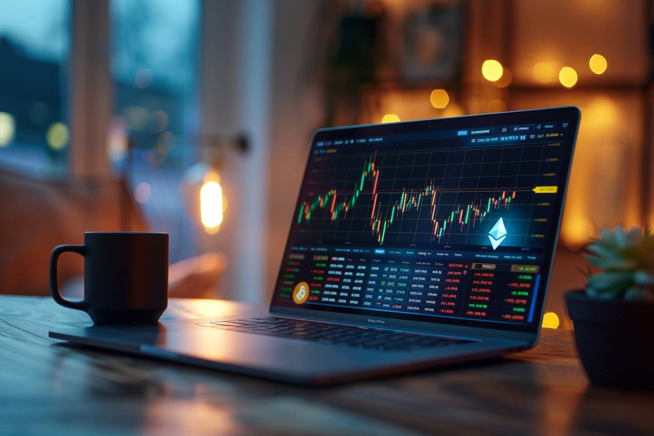 Débutant apprenant les crypto-monnaies en 2024  
Personne découvrant les étapes des crypto-monnaies