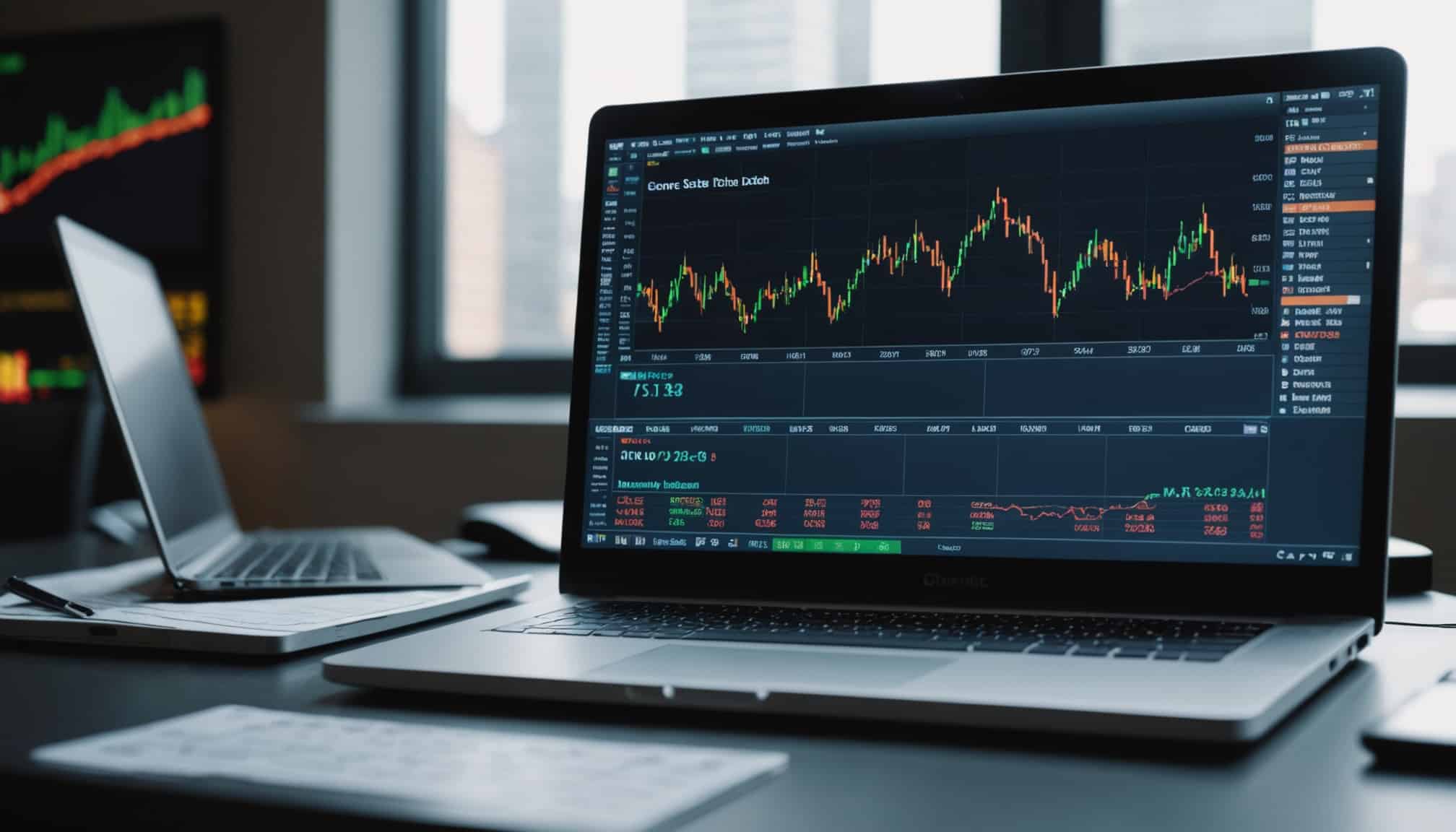 Produits dérivés en bourse avec graphiques et données  
Stratégies d'investissement avancées et produits dérivés